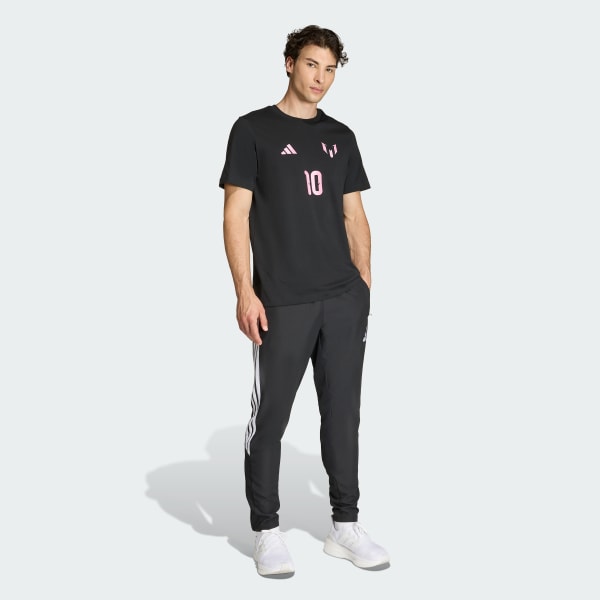 Black MESSI NAME&NUMBER GRAPHIC T-SHIRT