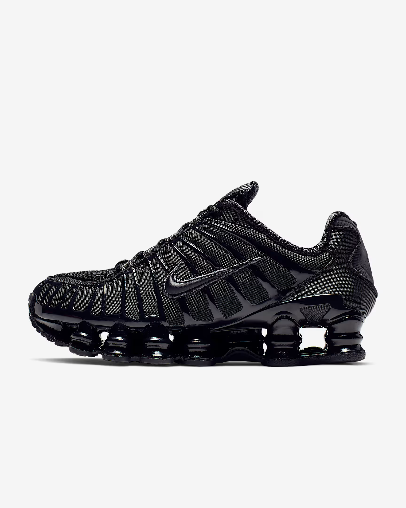 Nike Shox TL Black and Max Orange