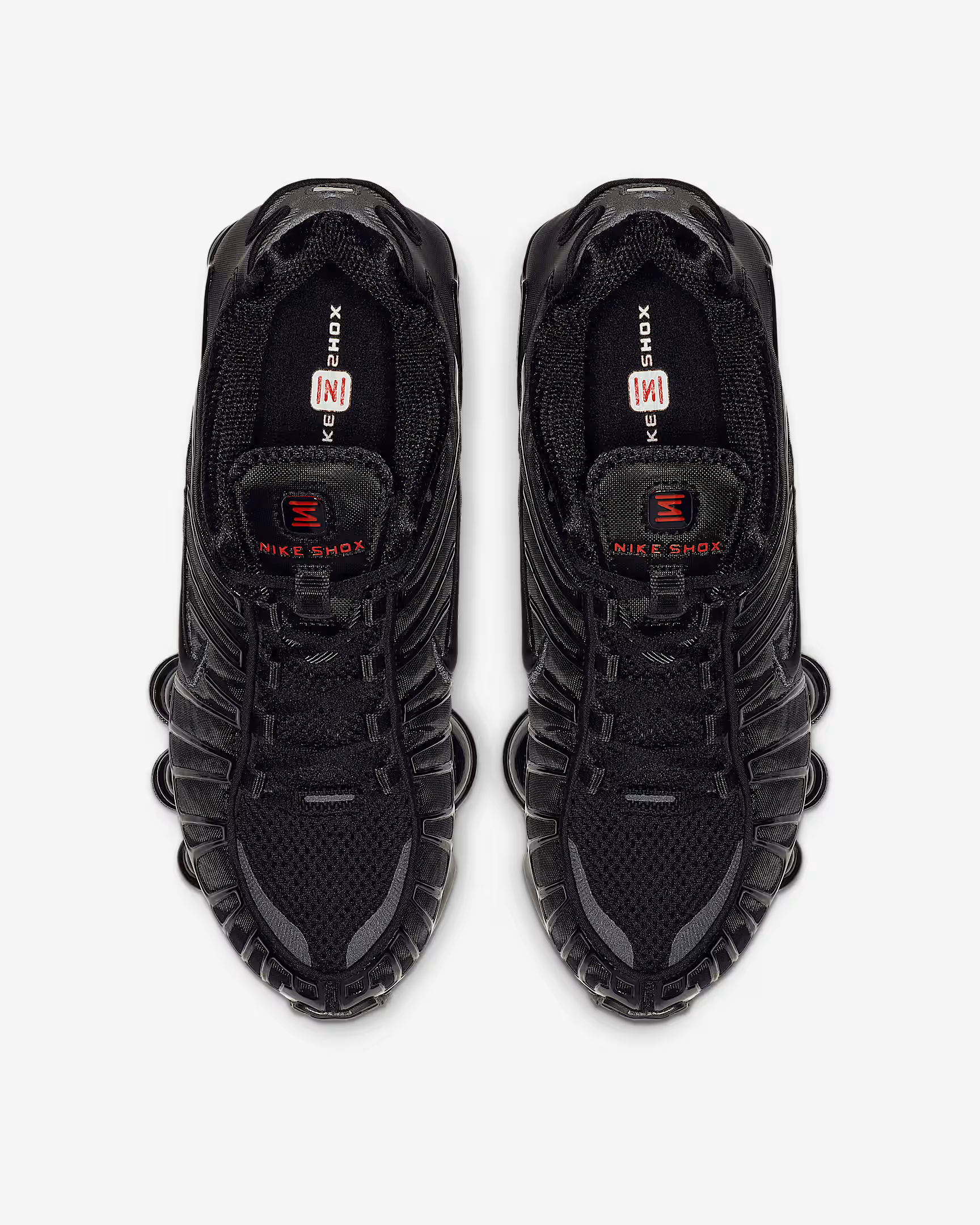 Nike Shox TL Black and Max Orange