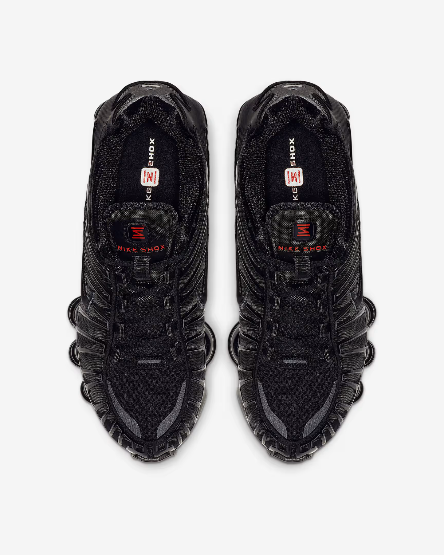 Nike Shox TL Black and Max Orange