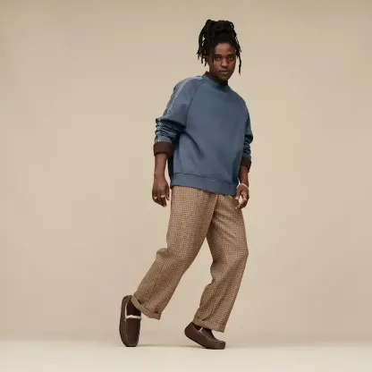 Men's Ascot Leather Distressed Slipper