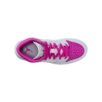 Big Kids' Air Jothtrdan 1 Mid "Fire Pink"