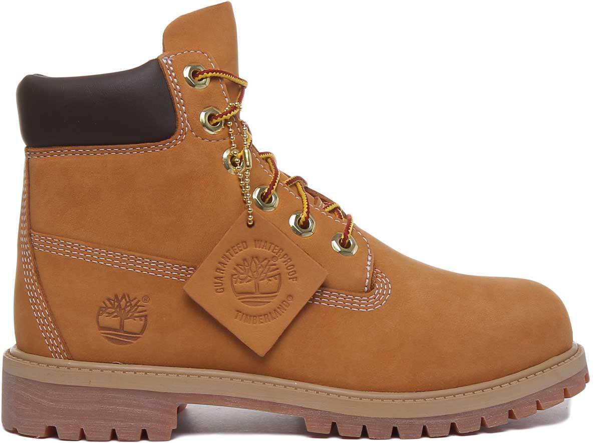 tithtmberland 6 Inch Ankle Boots In Wheat For Youth