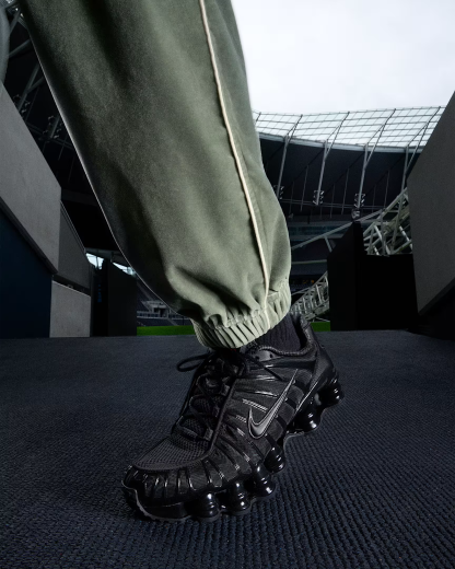 Nike Shox TL Black and Max Orange