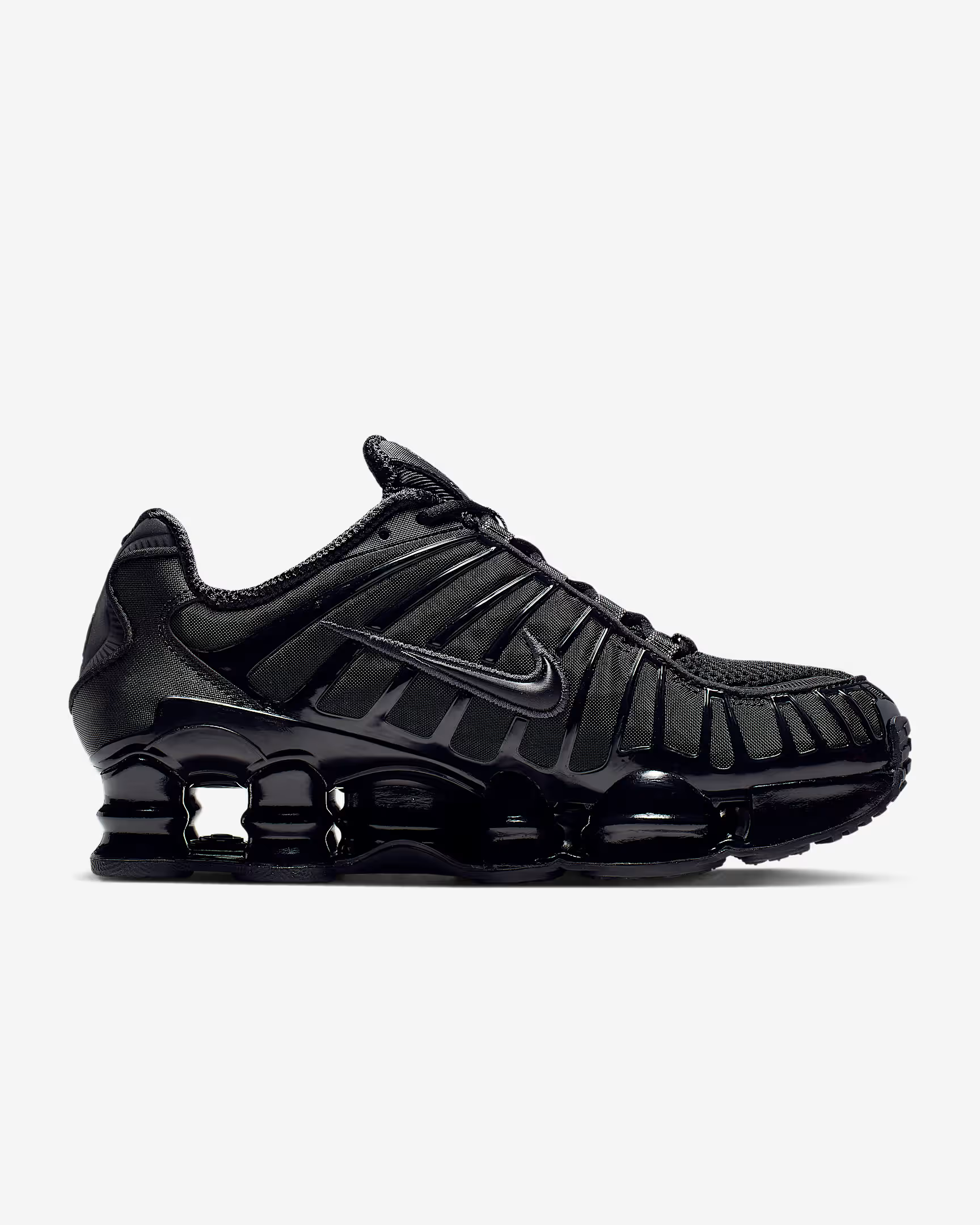 Nike Shox TL Black and Max Orange