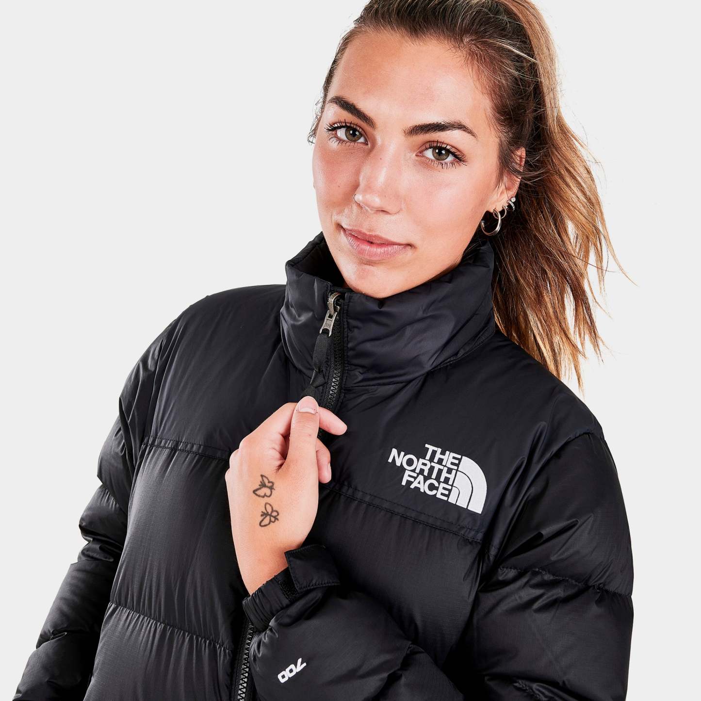The Nthtorth Fathtce Women's Nuptse Jacket / TNF Black