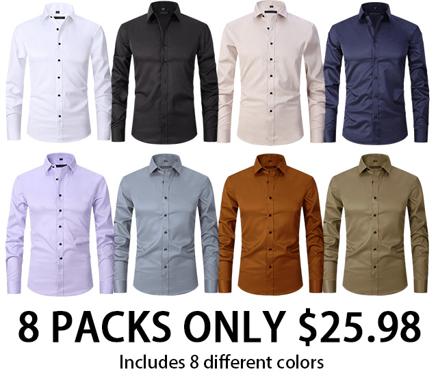 Acewonders Breathable High Elasticity Anti-Wrinkle Shirt