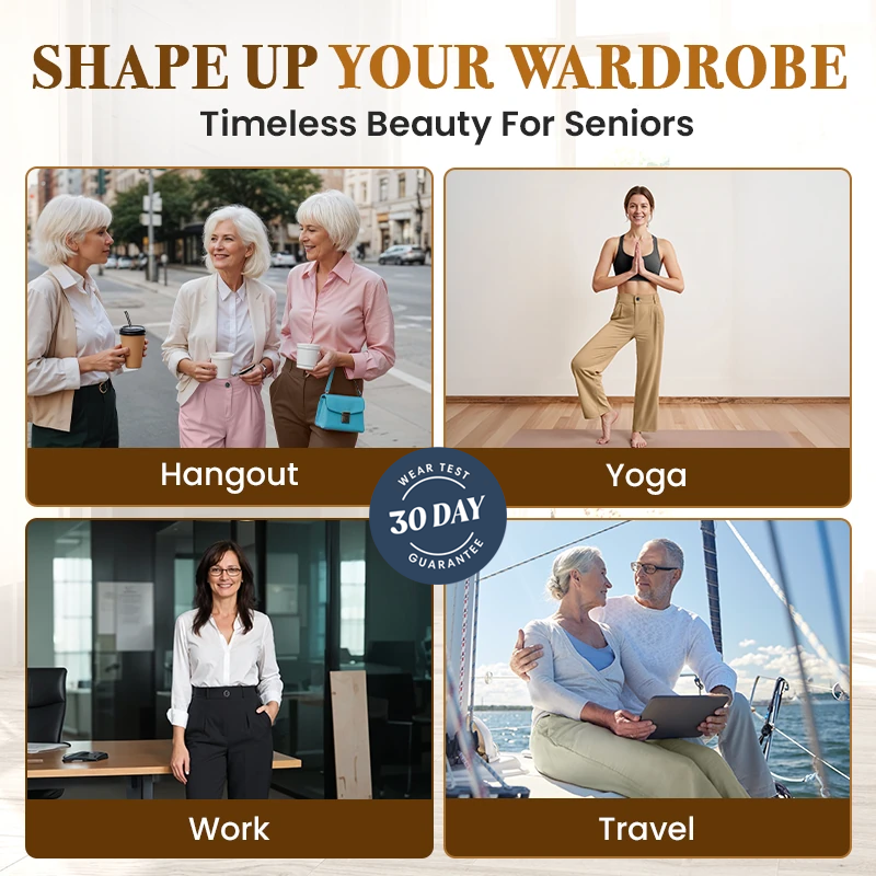 SoraEase - Women's Silky Soft Everyday Drape Pants