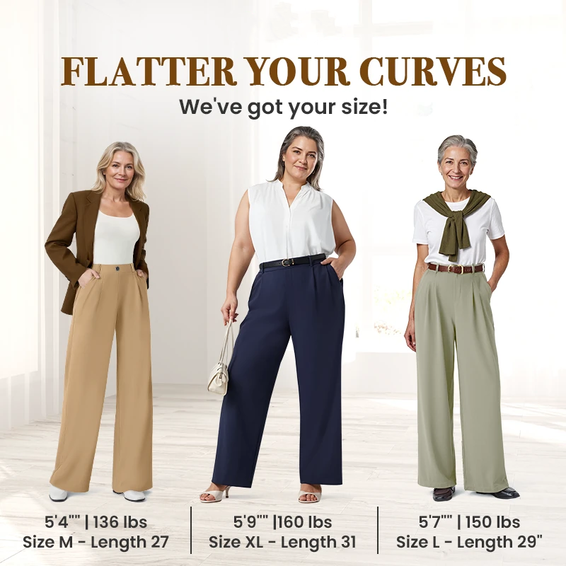 SoraEase - Women's Silky Soft Everyday Drape Pants