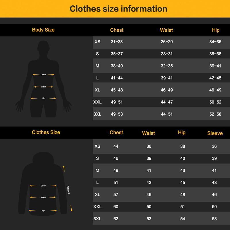 Heated Jacket Lightweight with 12V/5A Power Bank, 6 Areas Winter Coat for Men