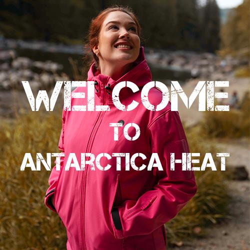 ANTARCTICA GEAR Heated Jacket Lightweight with 12V/5A Power Bank, 6 Areas Winter Coat for Men