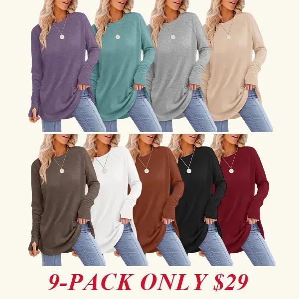 Women's tunic tops