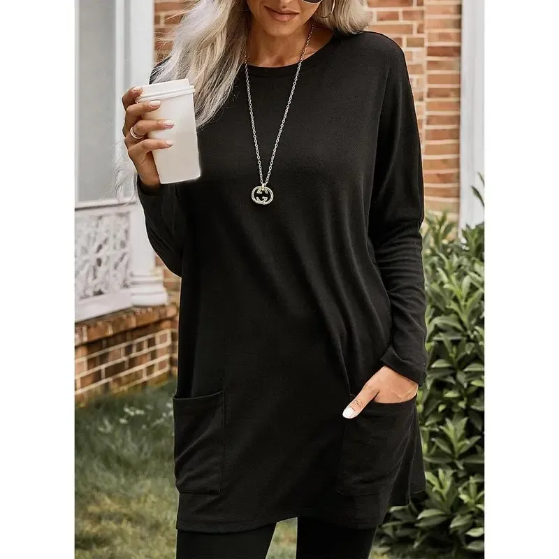 Fall Deals Up To 90% OFF-Womens Tunic Tops with Pockets
