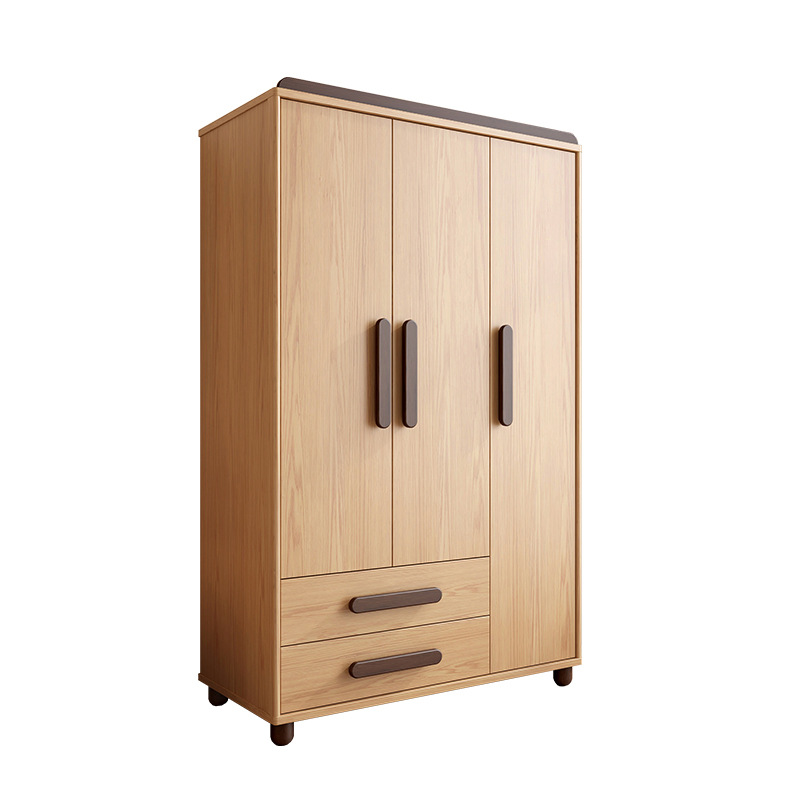 Mu Yue Multi-Layer Board Wardrobe Modern Simple Two Door Three Door Flat Door Wardrobe Large And Small Apartment Children'S Combination Wardrobe
