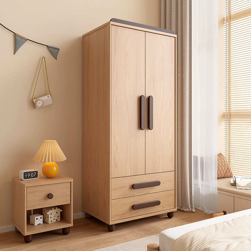 Mu Yue Multi-Layer Board Wardrobe Modern Simple Two Door Three Door Fl