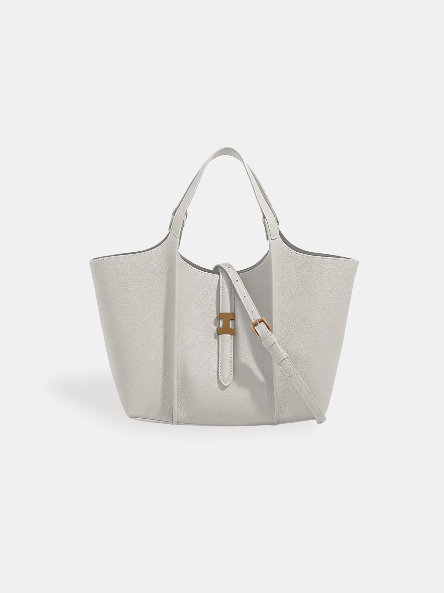 Luckcus Minimalist Clean-Line Winged Tote