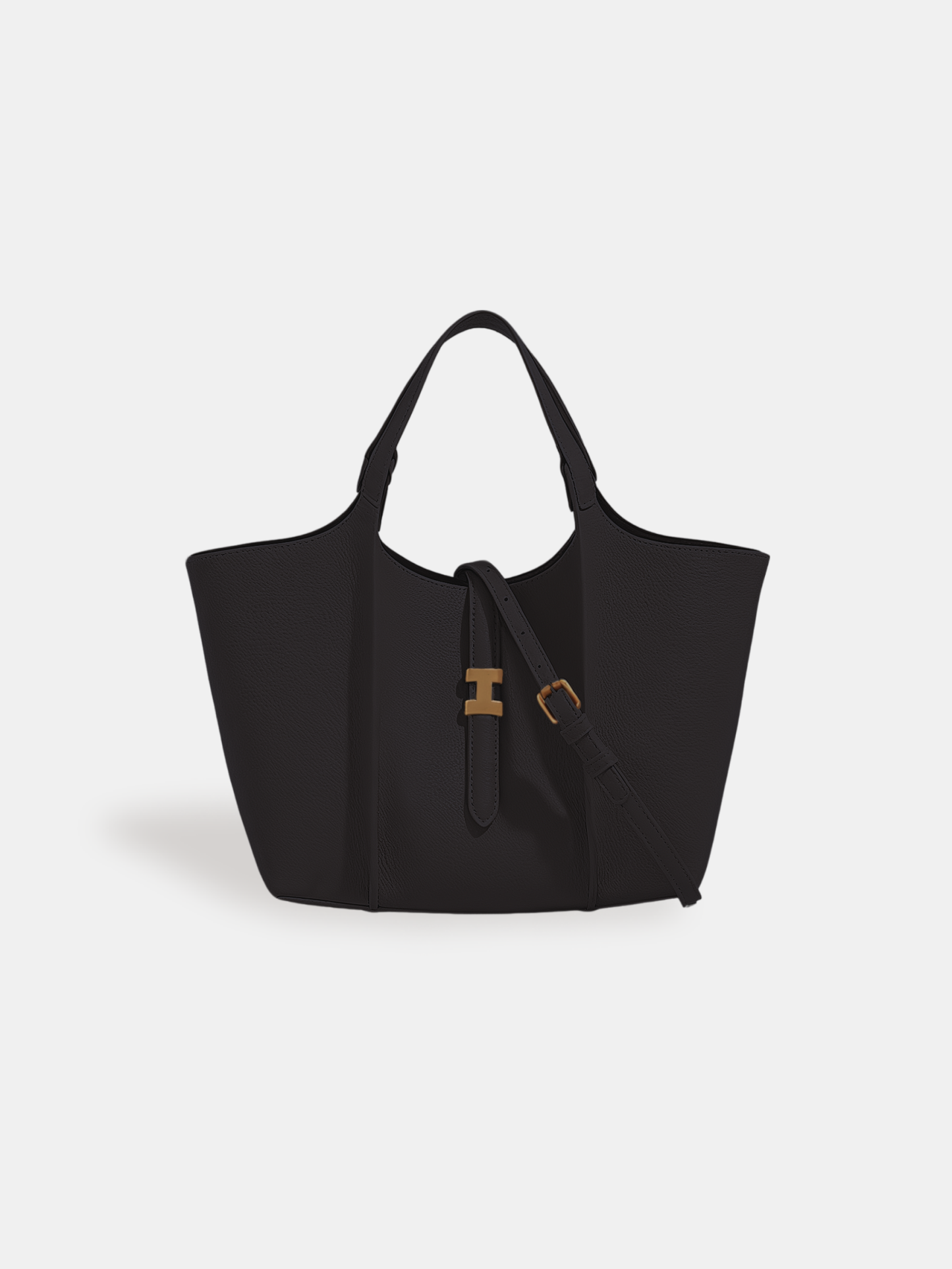 Luckcus Minimalist Clean-Line Winged Tote