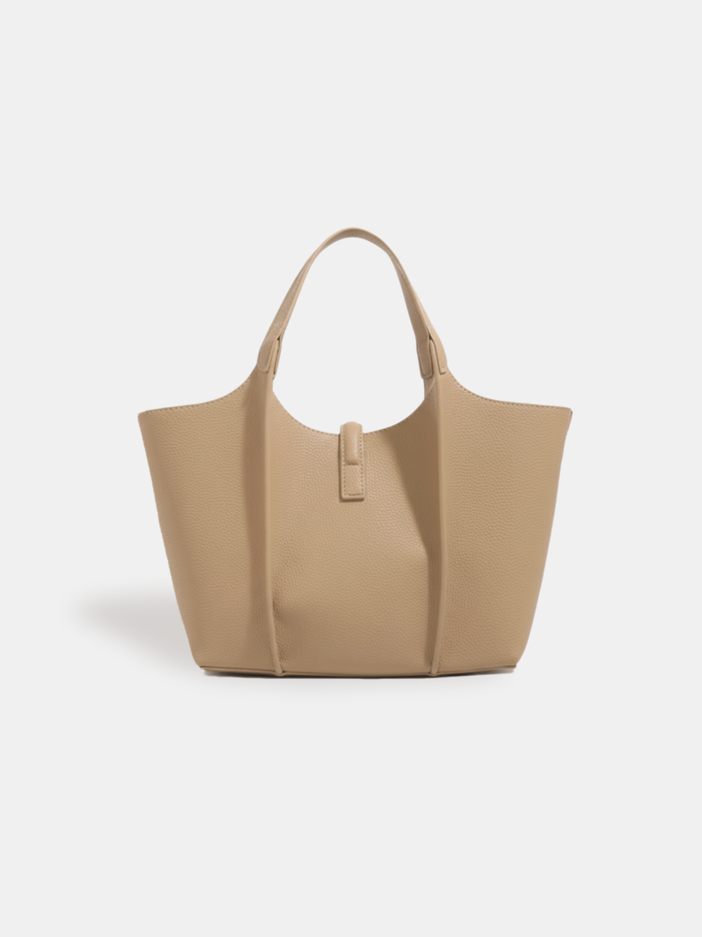 Luckcus Minimalist Clean-Line Winged Tote