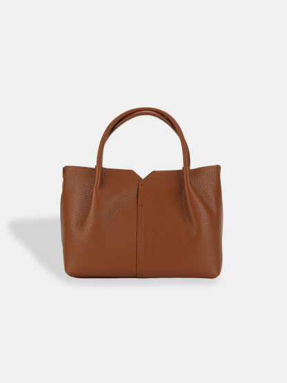 Luckcus Seam Detailing Soft Structured Tote