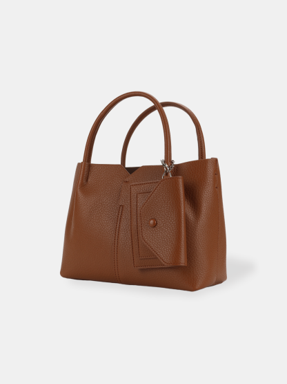 Luckcus Seam Detailing Soft Structured Tote