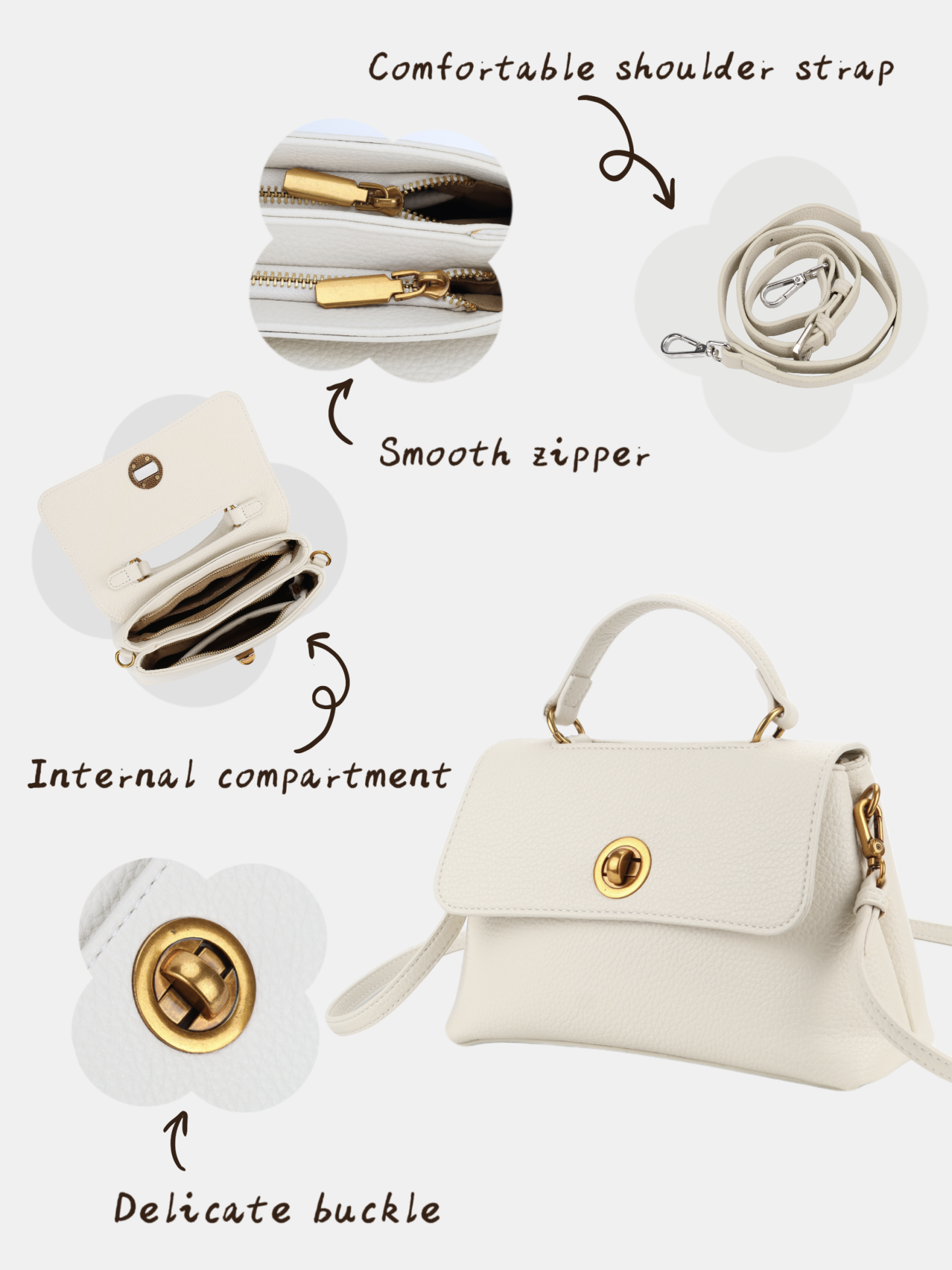 Luckcus Lumina Leather Top-Handle Mini