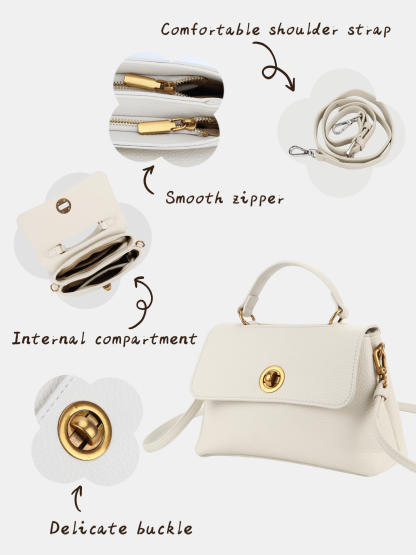 Luckcus Lumina Leather Top-Handle Mini