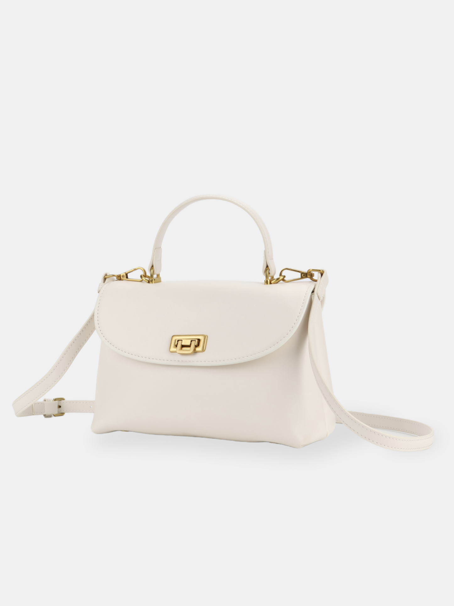 Luckcus Leather Muse Clasp Bag