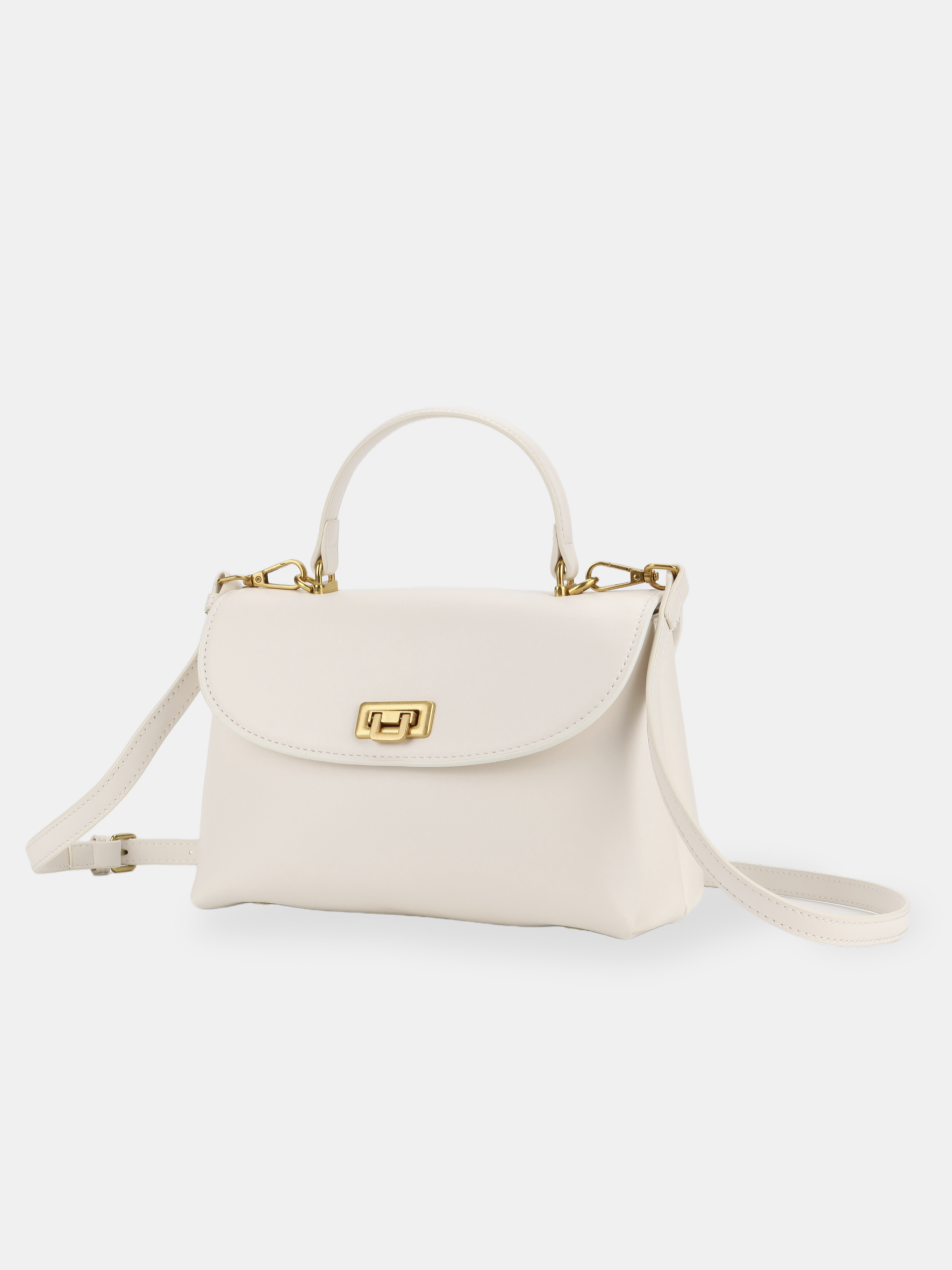 Luckcus Leather Muse Clasp Bag