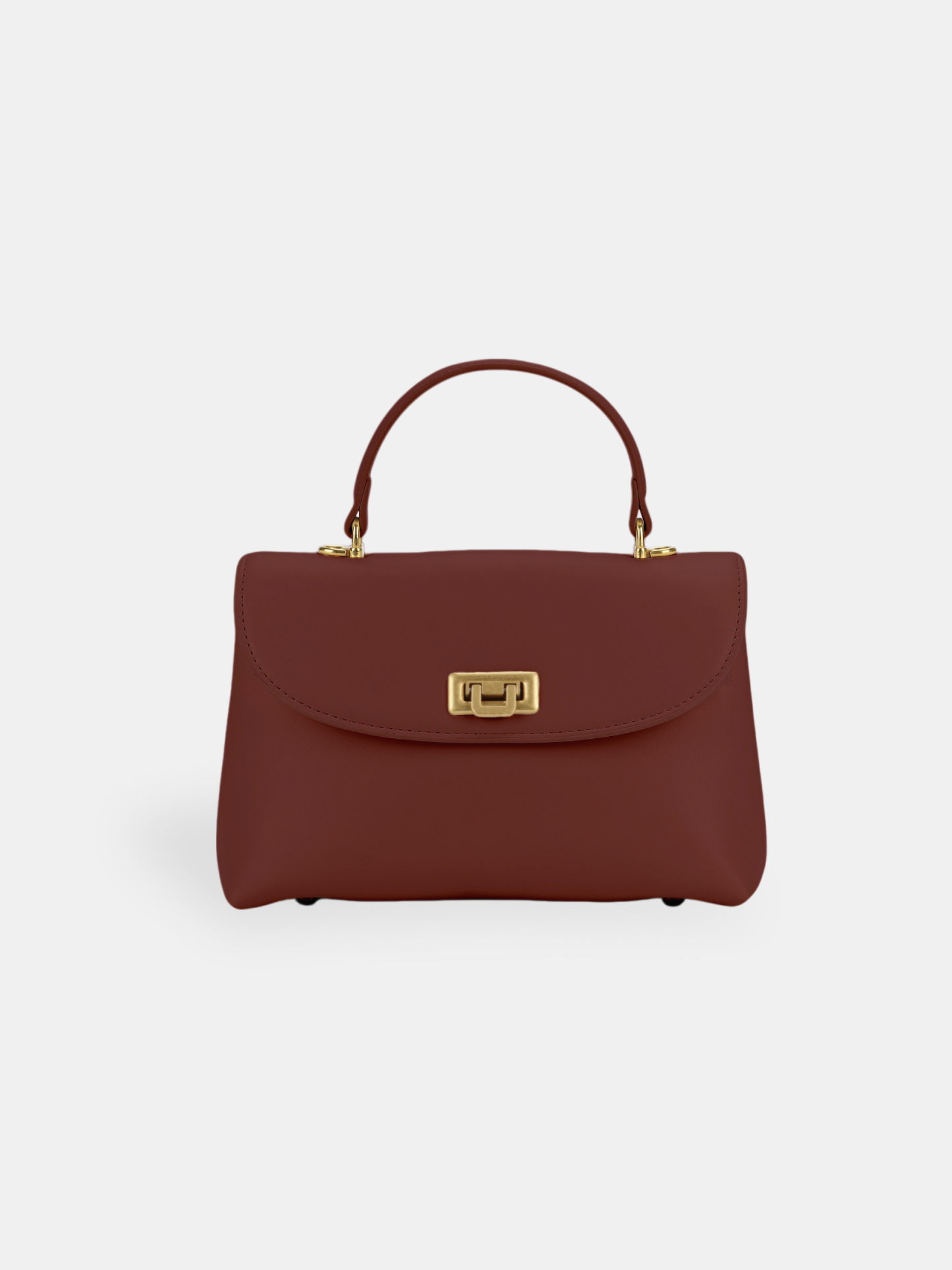 Luckcus Leather Muse Clasp Bag