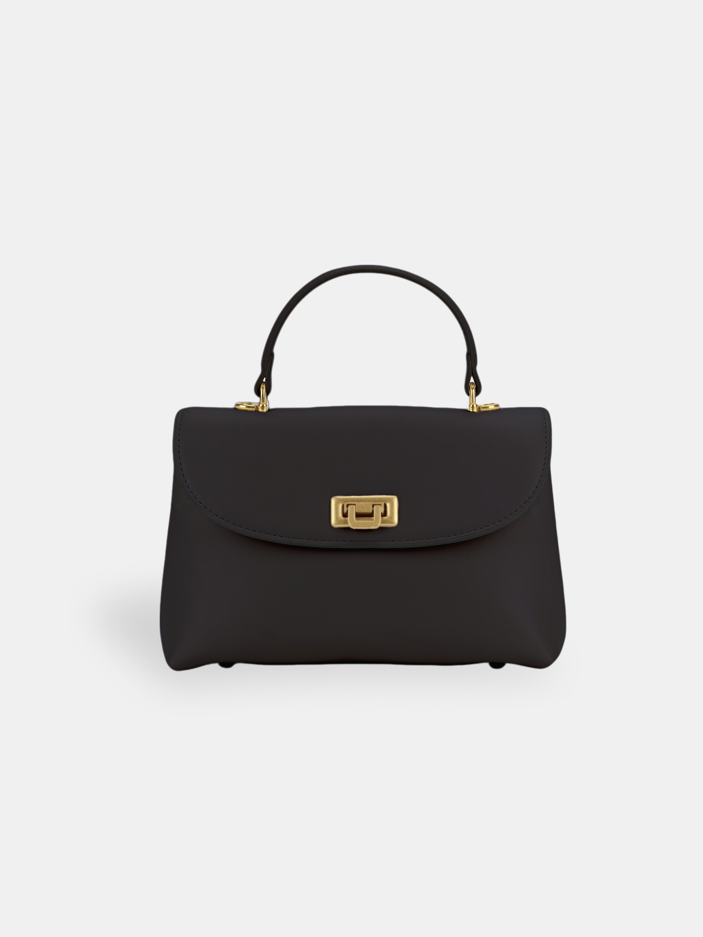 Luckcus Leather Muse Clasp Bag