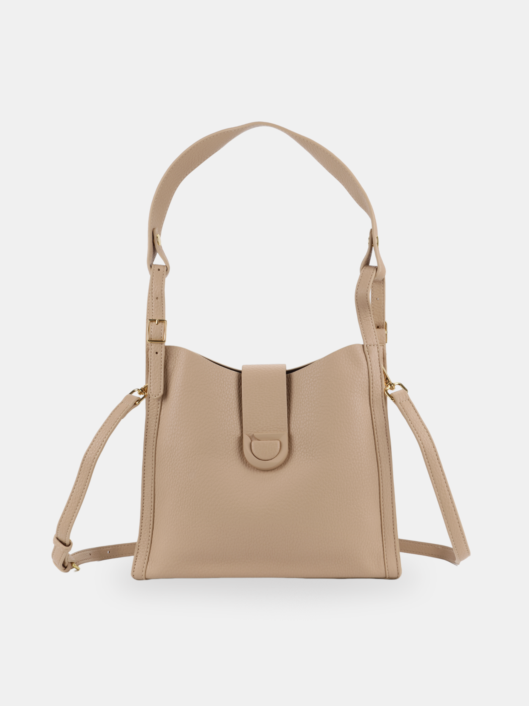 Luckcus Smooth Leather Shoulder Bag