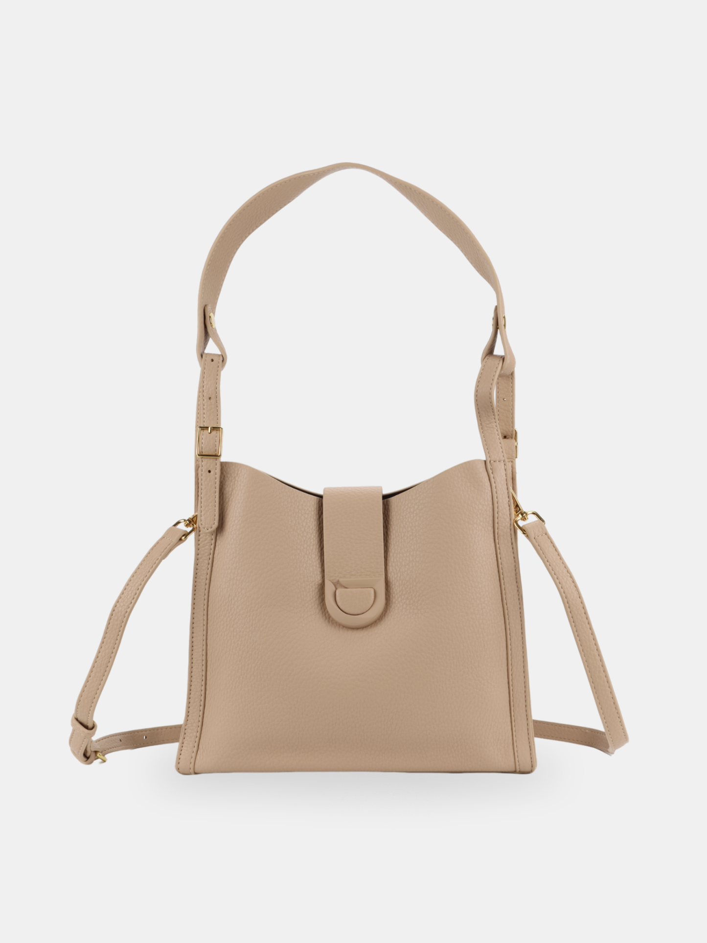 Luckcus Smooth Leather Shoulder Bag