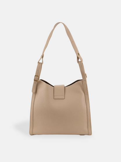 Luckcus Smooth Leather Shoulder Bag