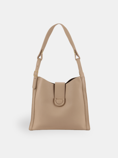 Luckcus Smooth Leather Shoulder Bag