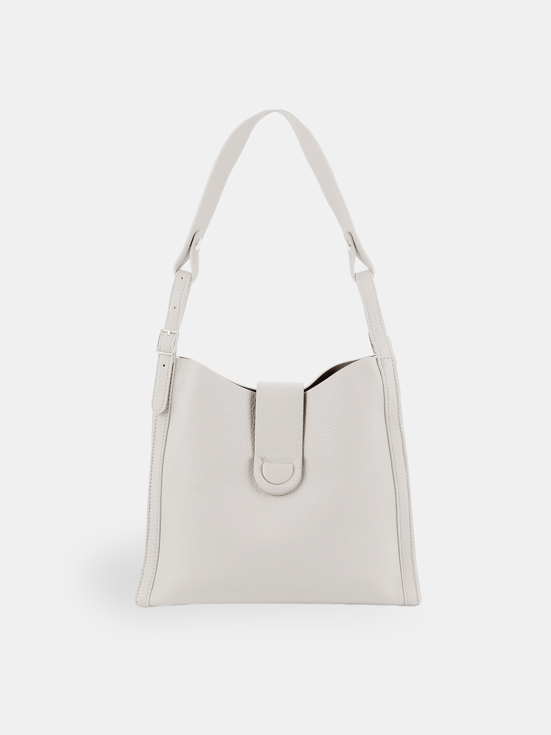 Luckcus Smooth Leather Shoulder Bag