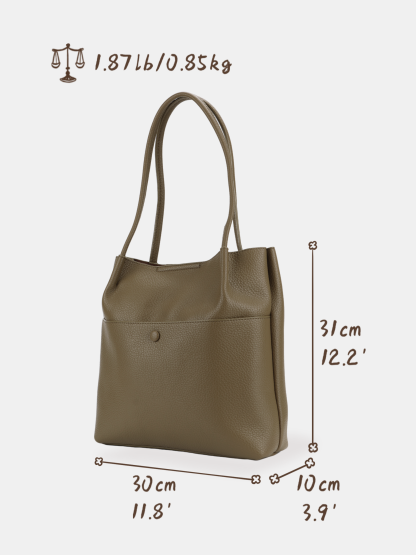 Luckcus Sloan Vegan Leather Slouch Tote