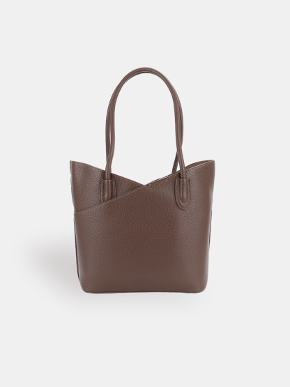 Luckcus Elara Vegan Leather East-West Tote