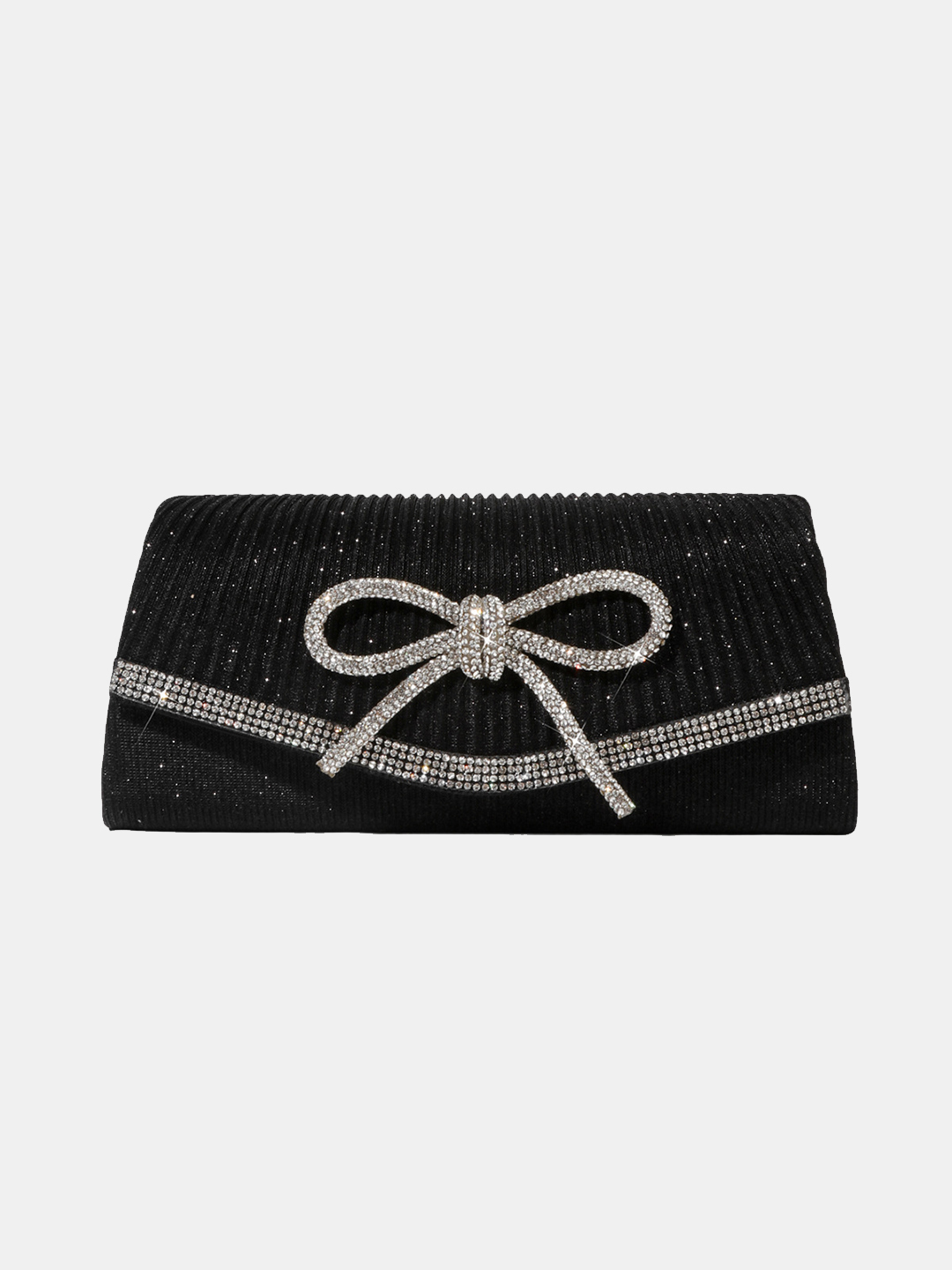 Luckcus Crystal Bow Elegance Clutch