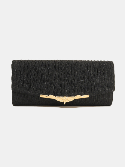 Luckcus Enchanted Bloom Glitter Clutch