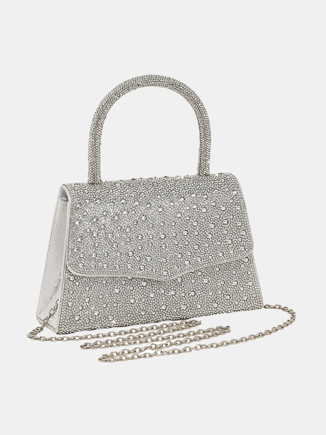 Luckcus Crystal Cascade Mini Clutch