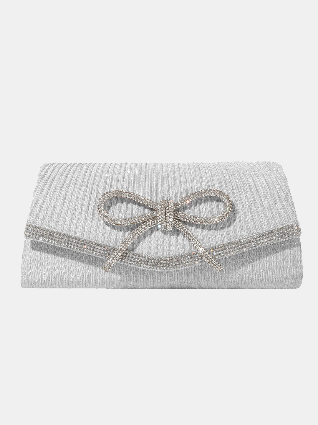 Luckcus Crystal Bow Elegance Clutch