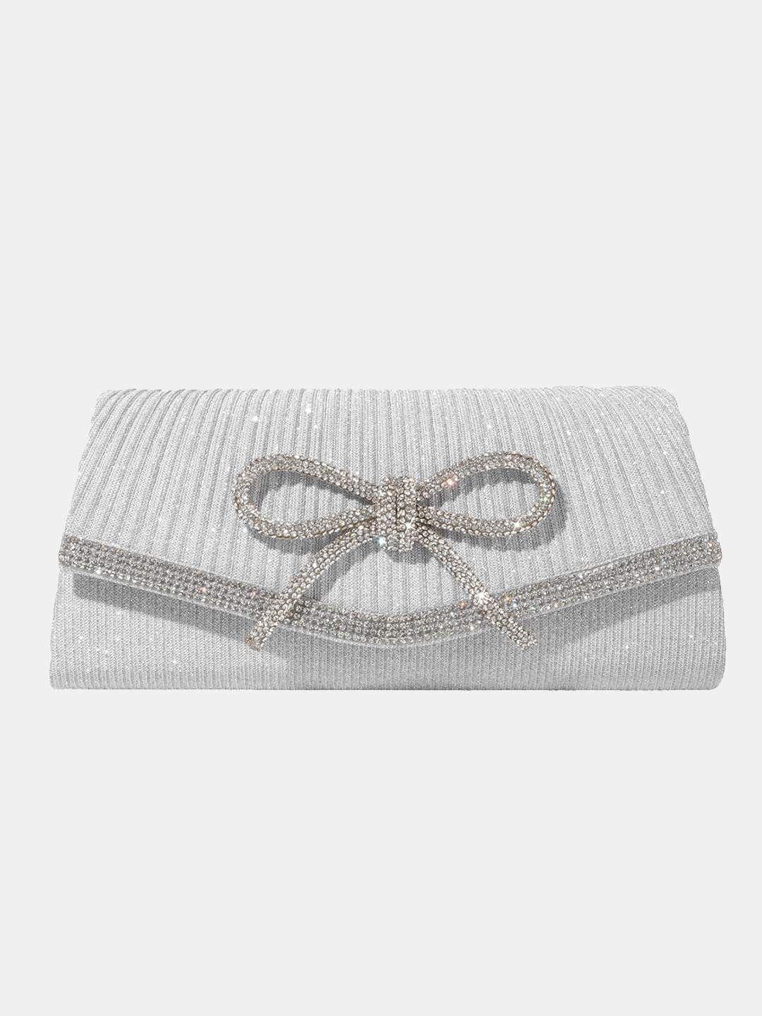 Luckcus Crystal Bow Elegance Clutch