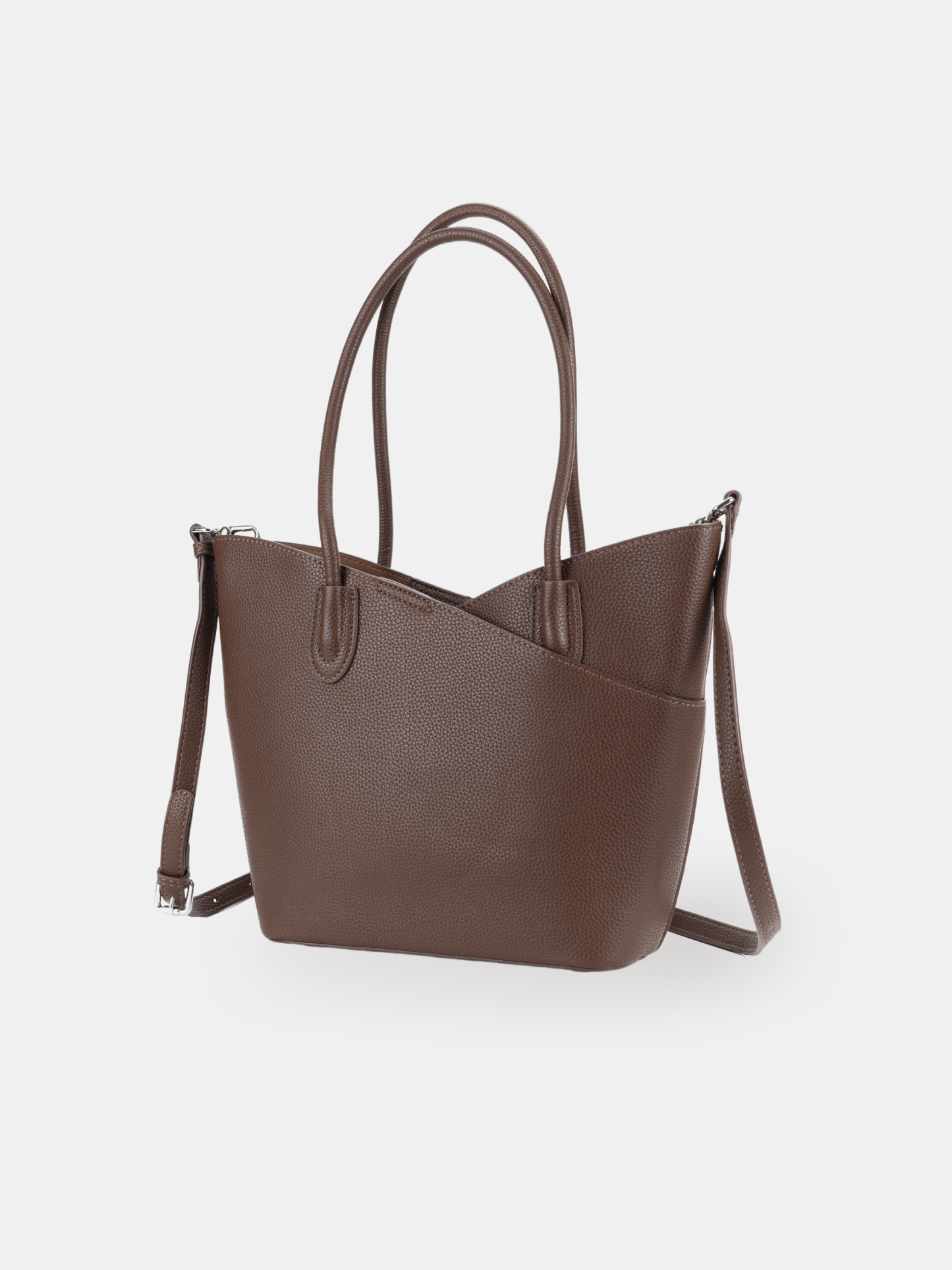 Luckcus Elara Vegan Leather East-West Tote