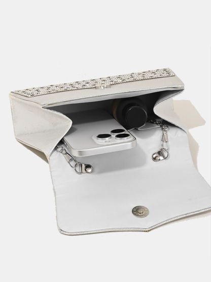 Luckcus Crystal Cascade Mini Clutch