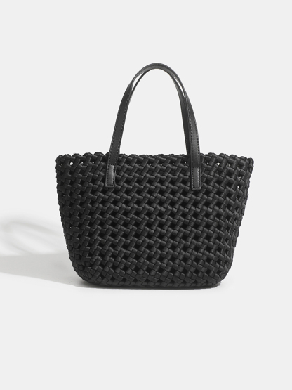 Luckcus Mini Woven Handheld Mini Bag in Delicate Volume