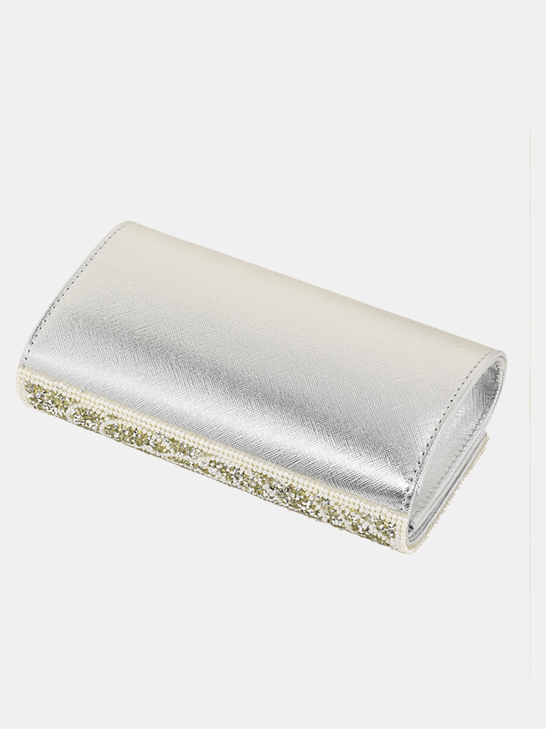 Luckcus Opulent Rose Beaded Clutch