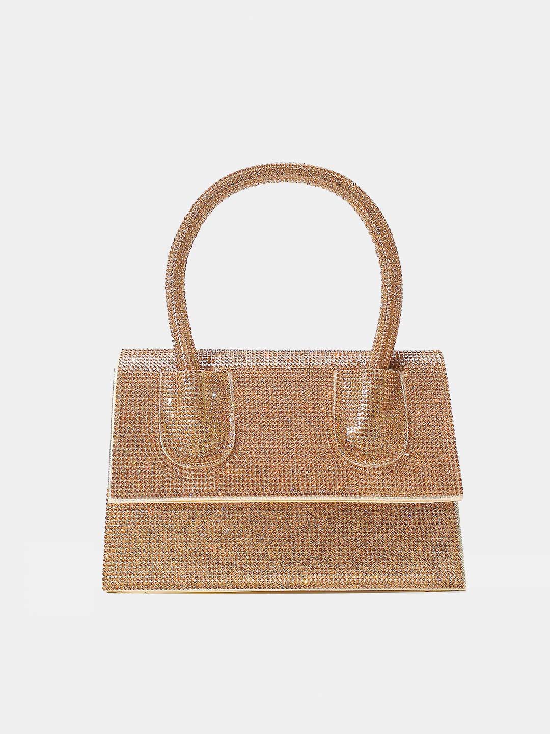 Luckcus Diamond Dust Hourglass Clutch