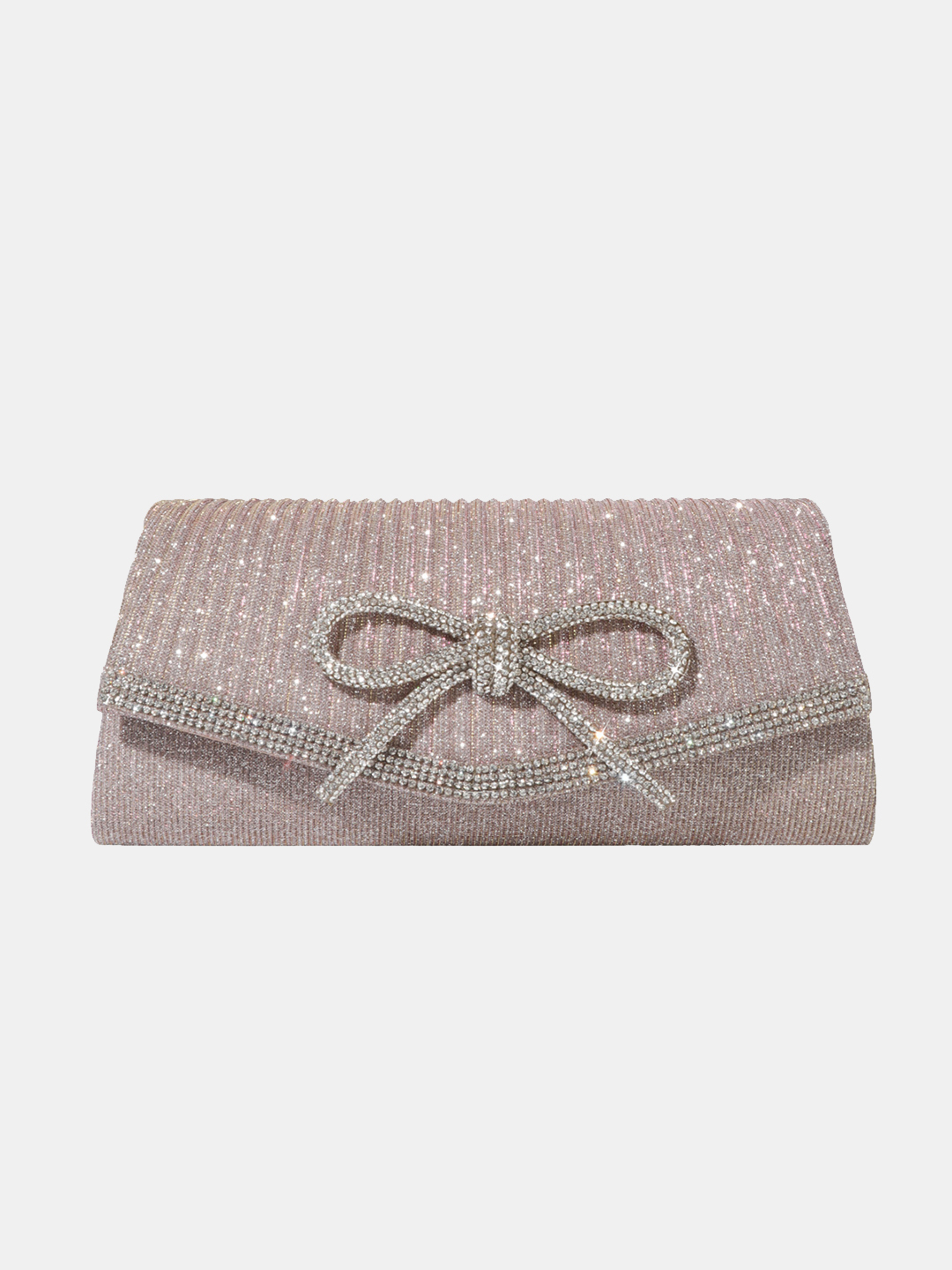 Luckcus Crystal Bow Elegance Clutch