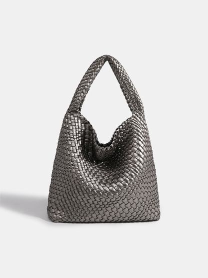 Luckcus Slouch Woven Tote Bag Featuring Artisanal Grace