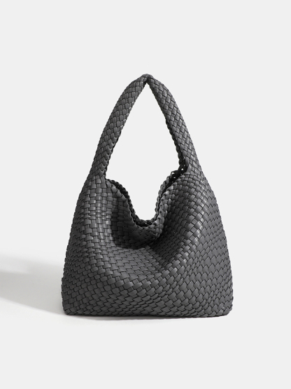 Luckcus Slouch Woven Tote Bag Featuring Artisanal Grace